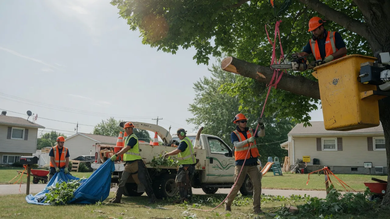 Mulberry Tree Trimming in Aberdeen Proving Ground, MD